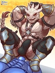 dragonborn (dnd) from baldur's gate by artzellier