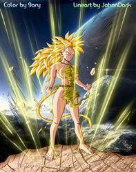 1girls aqua_eyes aura big_breasts blonde blonde_hair cavewoman curvaceous curvy curvy_figure dragon_ball dragon_ball_z female female_focus female_only gold_hair hanasia hourglass_figure johan_dark light-skinned_female light_skin long_hair muscles muscular muscular_female primal saiyan saiyan_tail serious shiny shiny_hair shiny_skin side_boob sideboob solo solo_female spiky_hair super_saiyan tail thick_thighs thighs