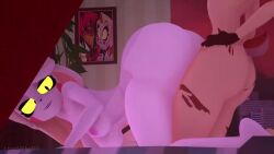 3d alastor_(hazbin_hotel) animated ass big_breasts big_penis charlie_morningstar_(hazbin_hotel) demon demon_girl hazbin_hotel lovemilliesm sex tagme vaginal_penetration video