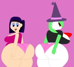 big_ass big_breasts breasts bubble_butt crashfan96 gardevoir huge_ass pokémon_(species) pokemon pokemon_(species) thick_thighs vanessa_(zer0264) wide_hips