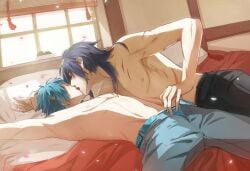 2boys aoba_seragaki dramatical_murder gay koujaku