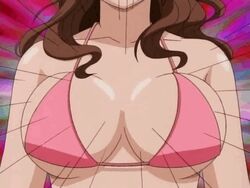 akahori_gedou_hour_rabuge animated bikini_top bouncing_breasts breasts hokke_otone lowres otone_hokke screencap string_bikini swimsuit