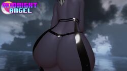 1girls animated armwear ass ass_focus ass_jiggle ass_shake big_ass big_breasts black_hair bouncing_ass breasts bubble_butt chilloutvr dancing female female_only jiggling_ass large_ass m1dnightangel mostly_nude music outdoors rear_view shaking_ass shaking_butt sound tagme thick_thighs thighhighs twerking video wide_hips wobble