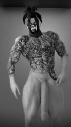 abs alpha_male animated big_balls big_penis black_and_white black_hair edit enormous_penis epic_games fortnite gigachad gray_background high_ponytail male male_only mask masked_male mp4 muscular muscular_arms muscular_male muscular_thighs music oc original_character phonk solo sound tagme tattooed_male toshiyuki_(ya_path) video wild_ponytail ya_path