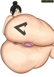 2024 anus anus_peek apex_legends big_ass black_hair blue_eyes blush cellphone cocoreche fat_ass gigantic_ass glowing_eyes hair_bun huge_ass large_ass pussy round_ass self_upload simple_background tattoo tattoo_on_butt thick_ass white_background wraith_(apex_legends)