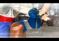 1boy 1girls chobixpho chun-li female human male sex street_fighter street_fighter_v tagme vega_(street_fighter)