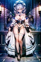 ai_generated big_breasts female female_focus labrynth_of_the_silver_castle lovely_labrynth_of_the_silver_castle rcos solo solo_female solo_focus yu-gi-oh!