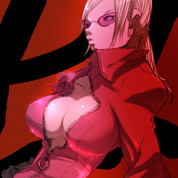 breasts catsuit cleavage death_by_degrees falcoon large_breasts monochrome nina_williams open_clothes sunglasses tekken tekken_2 tekken_3 tekken_4 tekken_5_dark_resurrection tekken_blood_vengeance tekken_tag_tournament tekken_tag_tournament_2 tekken_the_motion_picture unzipped zipper