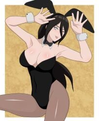 1girls ;) ;p agung911 alternative_costume animal_ears armpit_pose armpit_pussy armpits arms_up bare_arms bare_legs black_bowtie black_bunny_ears black_leotard black_neckwear blush boruto:_naruto_next_generations bowtie breasts brown_hair bunny_ears bunny_girl byakugan cleavage clothing cowboy_shot dark_brown_hair deep_armpits detached_collar fake_bunny_ears female female_only gold_background hair_between_eyes hair_down high_resolution hyuuga_hanabi kunoichi large_breasts legs leotard long_hair naruto no_text_version no_watermark nose_blush one_eye_closed paid_reward patreon_reward playboy_bunny shiny shiny_hair showing_armpits sidelocks sleeveless smile smooth_armpits solo thick_thighs thighs tongue tongue_out very_high_resolution white_collar white_eyes white_wrist_cuffs wink wrist_cuffs