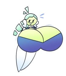 big_breasts breast_expansion breasts_bigger_than_head clothed female female_only huge_breasts mario_(series) massive_breasts mob_face nintendo oddly_bally paper_mario super_paper_mario surprised