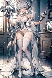 absurd_res ai_generated big_breasts female female_focus heels labrynth_of_the_silver_castle lingerie lovely_labrynth_of_the_silver_castle rcos solo solo_female solo_focus yu-gi-oh!