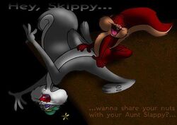 animaniacs female incest rodent sex skippy_squirrel slappy_squirrel squirrel unknown_artist