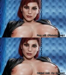 1girls commander_shepard femshep looking_at_viewer mass_effect red_hair solo tagme threezxc zzzxxxccc