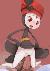 censored furry highres meloetta penis pirouette_form pokemon pussy saliva