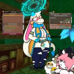 2024 angela_flux angela_flux_(kiseff) anthro areola atlyss bell black_horn blood blue_clothing blue_eyes blue_fluff blue_horn blue_tail_tip blue_tail_tuft blush blush_lines bodily_fluids bottomwear bovid breasts buttplug caprine chastity_cage chastity_device clothed clothing clothing_lift covered_eyes digital_drawing_(artwork) digital_media_(artwork) dipstick_tail duo embarrassed eyewear facial_piercing female fur glasses goat gynomorph hair hair_over_eyes halo hi_res horn icvrxs intersex kubold_(atlyss) legwear mammal markings mature_gynomorph mature_intersex navel nose_piercing nose_ring nosebleed orange_clothing partially_clothed piercing pink_hair plug_(sex_toy) ring_piercing sex_toy signature skirt skirt_lift standing stockings tail tail_markings tail_tuft thick_thighs thought_bubble torn_clothing torn_legwear torn_stockings tuft wearing_glasses white_body white_fur