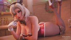 3d blender bunnysuit mercy overwatch overwatch_2 quietdreams3d