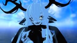 3d animal_ears blurred_background blurry_background female female_only long_hair sayamelon solo tagme unity_(engine) vrchat vrchat_avatar vrchat_media vrchat_model white_hair