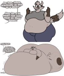 bbw big_ass big_belly big_breasts breasts bubble_butt chip_at_night female furry huge_ass huge_breasts hyper hyper_belly overweight ssbbw tagme thick_thighs weight_gain wide_hips