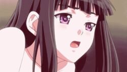 animated bent_over black_hair breasts byakudan_midori doggy_style female from_behind hairband headband kanojo_x_kanojo_x_kanojo long_hair nipples no_bra nude screencap sex small_breasts vaginal_penetration