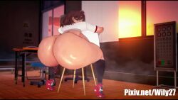 1girls 2024 3d 3d_animation animated ass_clap ass_clapping ass_focus ass_jiggle ass_shake ass_shaking backboob barstool_position bent_over bent_over_chair big_ass big_butt black_socks bouncing_ass bouncing_breasts brown_hair butt_clap butt_clapping butt_jiggle butt_shaking chair clapping_ass clapping_cheeks classroom creasing_shoes curvy curvy_ass curvy_female curvy_figure dat_ass dat_butt fat_ass fat_butt female female_focus female_only functionally_nude functionally_nude_female heart_sunglasses heels_up huge_ass huge_breasts huge_butt hyper_ass hyper_butt jiggle jiggling_ass kneehighs kneesocks large_ass large_butt light-skinned_female light_skin longer_than_10_seconds looking_at_viewer looking_back loop looping_animation massive_ass massive_butt medium_hair milf no_panties no_sound original original_character panties panties_around_leg pink_eyes pink_sunglasses red_panties shaking_ass shaking_butt shiny_skin shirt shirt_lift shorter_than_30_seconds sneakers solo solo_female sportswear squatting steam sun sunglasses sunglasses_on_head sunset thick_ass thick_butt thick_thighs twerk twerking video viewed_from_behind voluptuous voluptuous_female voluptuous_milf white_shirt wily27