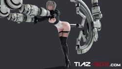 <1_second_video 3d anal anal_insertion animated areolae bouncing_breasts breasts dildo female from_behind fucking_machine legs machine mechanical_fixation nier nier:_automata nipples no_sound orgasm_factory rape restrained sex sex_machine shorter_than_10_seconds stomach_bulge tiaz-3dx video watermark yorha_2b