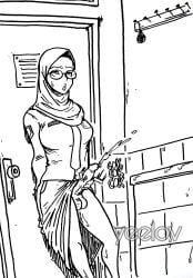 female futa futa_penis futanari hijab hijab_futa tagme zofija