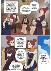 2girls comic disguise ellie_skinsuit english_text female impersonation imposter impunderneath mother_and_daughter original original_character page_53 possessed possession sfw story