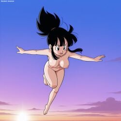 ai-generated anime_coloring bad_source chi-chi_(dragon_ball) dragon_ball dragon_ball_super dragon_ball_z highres nude