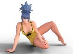 1girls 3d basketball_jersey big_breasts blue_eyes blue_hair bottomless breasts busty clothed cute earrings female full_body king_of_fighters leona_heidern light-skinned_female light_skin long_hair looking_at_viewer png ponytail seductive seductive_look shirt snk the_king_of_fighters thick_thighs thighs transparent_background voluptuous voluptuous_female wide_hips wolfuap