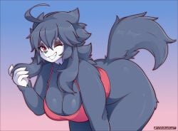 furfrou from pokemon by yorusagi