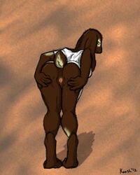 anthro anus ass bent_over bottomless brown color doodle dripping female fur furry koosh-ball lagomorph presenting pussy rabbit sketch spreading steggy tshirt wet