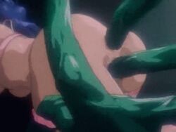 1girls anal_insertion angel_of_darkness animated ass blue_hair female female_only from_behind injuu_kyoushi lowres panty_pull pussy rape screencap stripped_by_tentacles tachibana_haruka tentacle tentacle_around_leg tentacle_in_ass tentacle_in_pussy tentacle_rape tentacle_under_panties vaginal_insertion