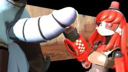 1futa 1girls 3d 3d_model big_penis blue_body blue_team_(team_fortress_2) erect_nipples erect_penis gun_arm horny_futa mimi_sentry multicolored_eyes outside red_hair red_team_(team_fortress_2) renairl robot_girl robot_humanoid robot_penis sentry_(team_fortress_2) sentry_buster_(team_fortress_2) sentry_turret sfm tagme team_fortress_2 tf2 valve valve_(company)