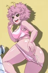 ashido_mina boku_no_hero_academia cum_in_ass edit fat_ass hand_on_butt mina_ashido my_hero_academia panties panties_aside panties_down pussy sano-br seductive_look tagme thick_thighs topwear