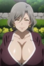 ai_generated big_breasts breasts_bigger_than_head cleavage gilf grandmother huge_breasts mature_female ultrahentaisai