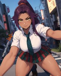 shihouin yoruichi from bleach by wilddio