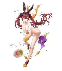 1girls angry ass bare_arms bare_legs bare_shoulders bent_over bettercommsoul big_ass breasts bunny_ears bunny_girl bunnysuit collarbone completely_nude easter edit egg female female_only fire_emblem fire_emblem_awakening fire_emblem_heroes full_body gloves legs long_hair medium_breasts naked_footwear naked_gloves nintendo nipples nude nude_female nude_filter pussy red_eyes red_hair severa_(fire_emblem) severa_(spring)_(fire_emblem) shocked shoulders solo standing torn_clothes twintails very_long_hair white_background wide_eyed