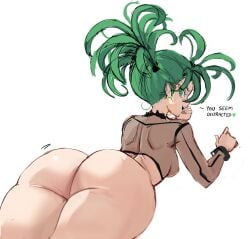 1girl 1girls 2024 2d_artwork ass big_ass big_butt big_thighs breasts bubble_ass bubble_butt butt butt_crack color dat_ass dumptruck_ass ear_piercing earrings female goth gothified green_eyes green_hair huge_ass huge_butt huge_thighs large_ass large_thighs laying_down looking_at_viewer looking_back looking_pleasured one-punch_man pale-skinned_female pale_skin pony_tail ponytail rakeemspoon shiny_ass shiny_breasts shiny_butt shiny_hair shiny_skin short_girl shorter_female solo solo_female tatsumaki text thick_ass thick_thighs thighs white_skin white_skinned_female