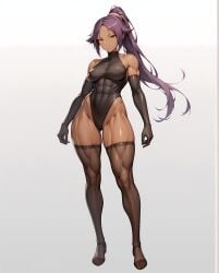 shihouin yoruichi from bleach by wilddio