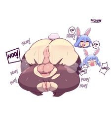 1futa 1girls anal anal_penetration anal_sex anus ass balls better_version_at_source big_ass big_balls big_butt big_penis bubble_butt bunny_ears bunny_tail female futa_on_female futanari hi_res hololive huge_ass huge_balls huge_cock incest mother_and_daughter pantyhose pekomama penis pixzapix pussy questionable_consent ripped_clothing ripped_pantyhose tagme thick_thighs twitter_sample usada_pekora virtual_youtuber white_background