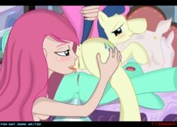 bonbon_(mlp) equine female friendship_is_magic horse human interspecies lyra_heartstrings_(mlp) my_little_pony oral_sex pony pussy sex tiarawhy vaginal_penetration yuri