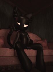 1boy 3d 3d_animation animated balls black_body black_dick doors_(roblox) femboy feminine_male furry furry_ears furry_only furry_tail gay loop masturbation neko_seek_(doors) one_eye penis roblox roblox_game roblox_rthro seek_(doors) self_upload sitting solo_focus tpaktop video