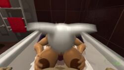 1boy 1boy1girl 1girls 3d 3d_animation 3d_model ambiguous_species animated anonymous_character anthro bat bathroom bathtub big_breasts furry hand_on_breast high_framerate loop male_pov mobian mobian_(species) mobian_bat nipples no_sound nude oral oral_sex paizuri penis pov rouge_the_bat sega short_playtime sonic_(series) sonic_adventure_2 sonic_the_hedgehog_(series) source_filmmaker tagme tezcatl tezcatl-ayauhtli video voluptuous voluptuous_female