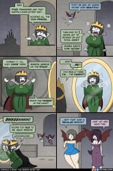 big_ass big_breasts comedy comic crying doctorloops fully_clothed funny goth_girl imp layla_(doctorloops) mirror mona_(doctorloops) queen torn_clothing veronica_(doctorloops)