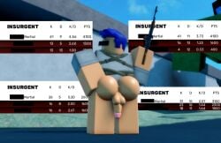 3d ak47 anus ass balls bending_over bent_over bottomless censored_face cock cock-tail compulsivesb dick flaccid flaccid_cock flaccid_penis gun half-dressed half_naked highway insurgent limp looking_at_viewer looking_back male_only penis pose rebel roblox roblox_avatar robloxian self_upload showing_ass showing_off showing_penis soldier solo statistics tagme teasing teasing_viewer