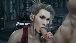 3d big_breasts blonde_female blonde_hair bluelight cfnm clothed_female_nude_male dominatrix elegant female female_dominating_male female_domination female_focus femdom final_fantasy final_fantasy_vii final_fantasy_vii_remake makeup male mature_female mature_woman milf penis scarlet_(ffvii)