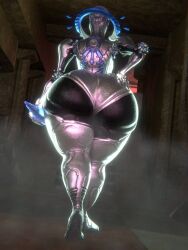 3d ass ass_focus digital_extremes huge_ass huge_butt mag_(warframe) qzk_forte solo tagme thick_thighs thighs warframe