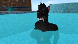 akira_the_panthress amani_the_shaman breasts fangs felid feline female looking_at_viewer naked nipples open_mouth panther pantherine pearly_whites pool saberteeth sabertooth second_life smiling_at_viewer swimming_pool teeth wallpaper white_teeth