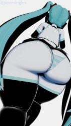 1girls 3d 3d_(artwork) animated armwear ass ass_bigger_than_head ass_focus big_ass big_breasts big_butt blue_eyes blue_hair bottom_heavy breasts bubble_butt clothing curvaceous curvy curvy_figure dat_ass dumptruck_ass embarrassed female female_only hatsune_miku huge_ass jiggle jiggling_ass jojomingles legwear long_hair low-angle_view mostly_clothed no_sound panties shorter_than_10_seconds shorter_than_30_seconds skirt solo solo_female striped_panties tagme thick_thighs thighhighs twintails video vocaloid voluptuous voluptuous_female walking wide_hips