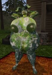 big_ass bubble_butt cleavage cum deathclaw female ferialexonar furry huge_ass nipples tagme thick_thighs wide_hips